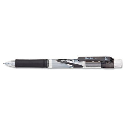 Pentel E-Sharp Mechanical Pencil, 0.50 mm, Black Barrel, Dozen Box (AZ125A)