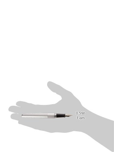 Pilot Cocoon Fountain Pen Medium Nib Silver Body (FCO-3SR-S-M)