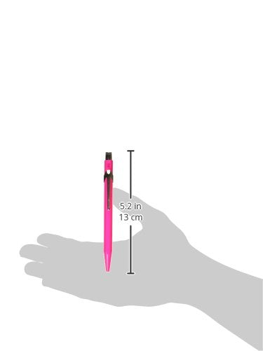 Caran D'ache Metal Collection Fluorescent Pink/Purple Ballpoint Pen (849.090)