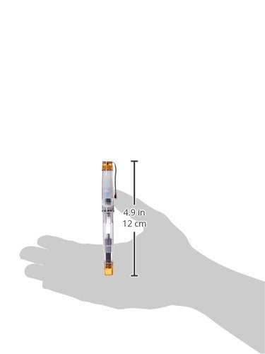 Pilot Prera Iro-Ai Medium-Nib Transparent Orange Body Fountain Pen (FPRN-350R-TOM)