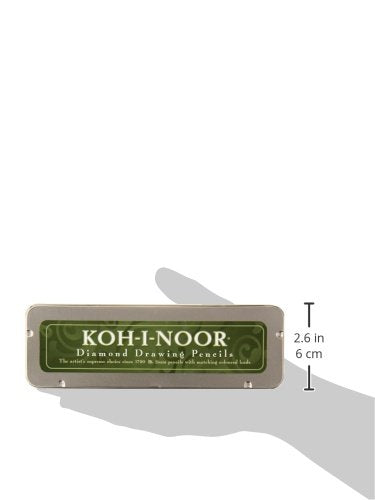 KOH-I-NOOR Mechanical Pencils (Set of 6), Green/Red/Yellow