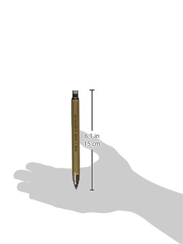 KOH-I-NOOR 5.6mm Diameter Mechanical Clutch Lead Holder Pencil - Gold