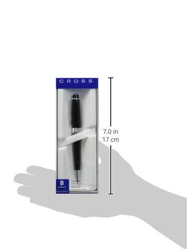 A. T. Cross Company Executive Styled Ballpoint Pen, Bailey Black (CROAT0452S7)