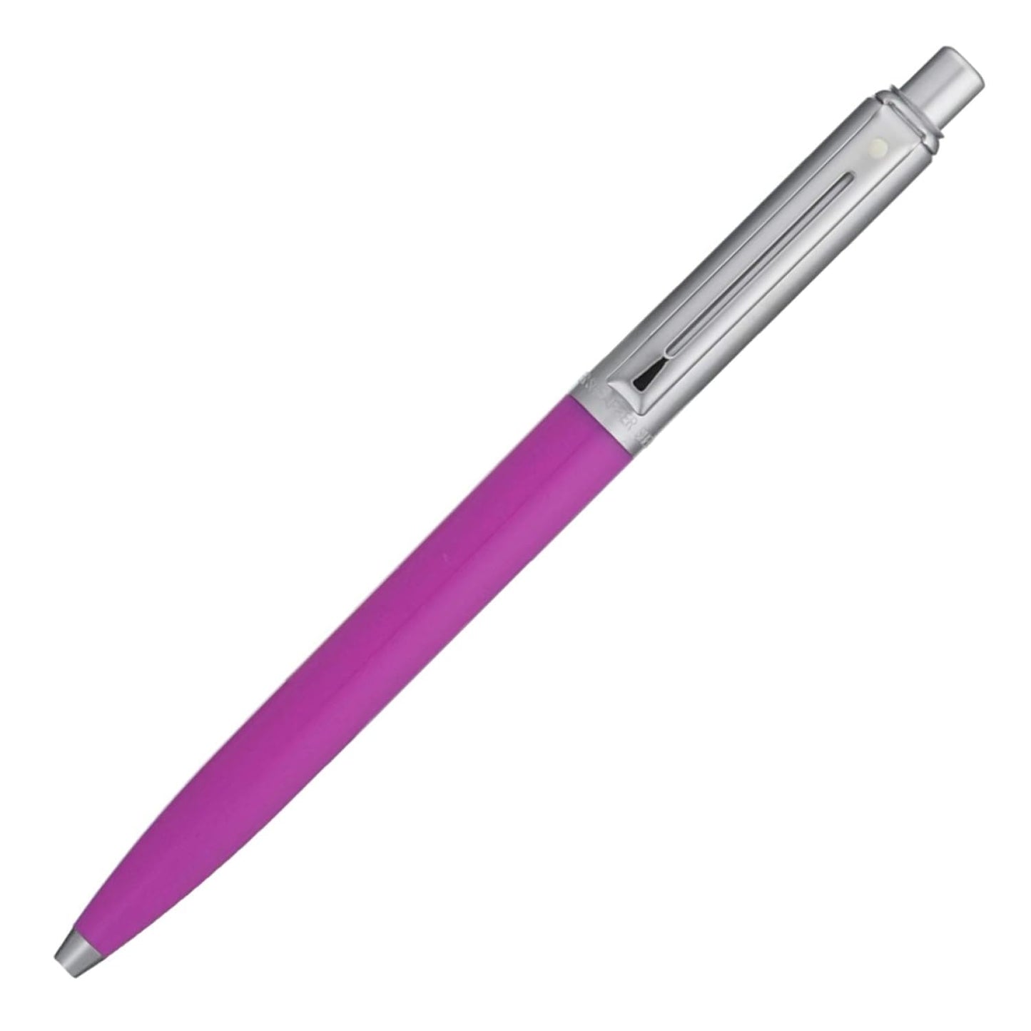 Sheaffer Sentinel Fuchsia Ballpoint Pen with Brushed Chrome Cap