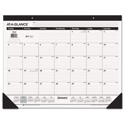 at-A-Glance Recycled Desk Pad, 22 x 17 Inches, White, 2013 (SK24-00)
