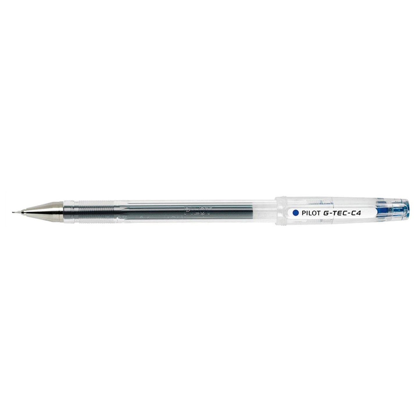Pilot G-Tec-C4 Gel Ink Roller Ball Pens, Blue, Set of 6
