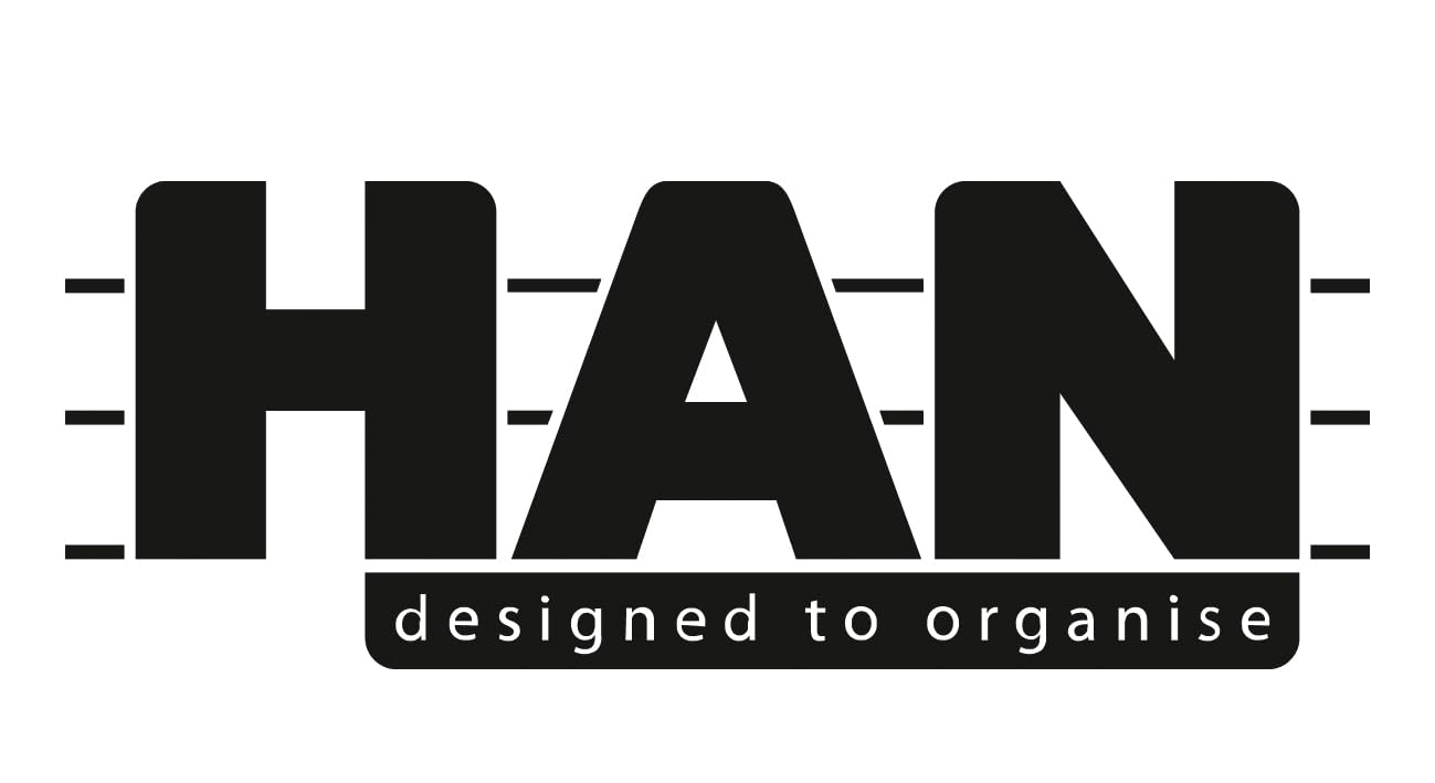 HAN 1021, Labelling Clip for Professionally Labelling Letter Trays, Drawer Sets and Magazine Files.