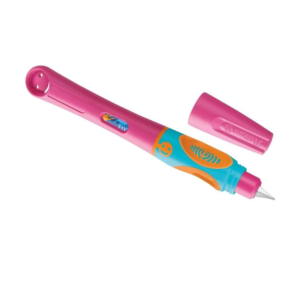 Pelikan Griffix Learn-to-Write Fountain Pen for Left-Handed Users, Lovely Pink, Pack of 1 in
