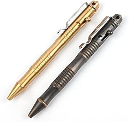 SMOOTHERPRO Solid Brass Bolt Action Pen, Compatible with Parker, Natural