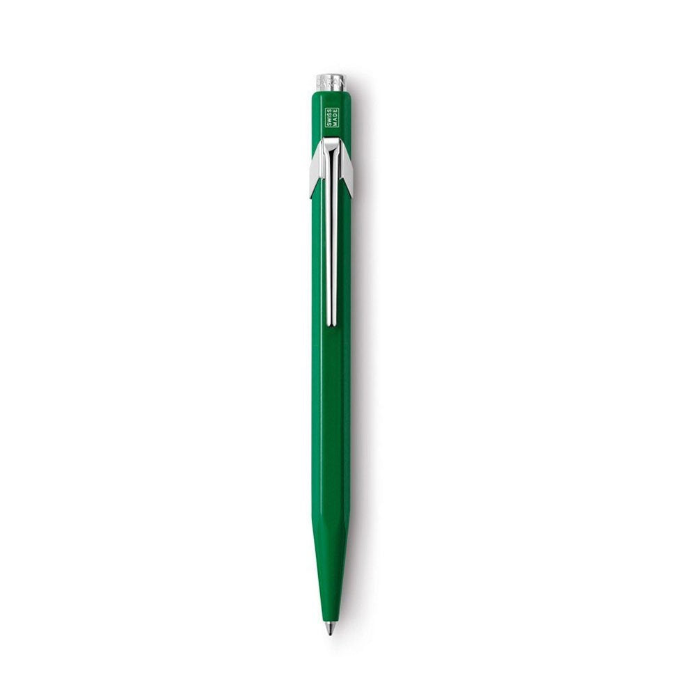 Caran D'ache Ballpoint Pen, Metal Green (0849-210)