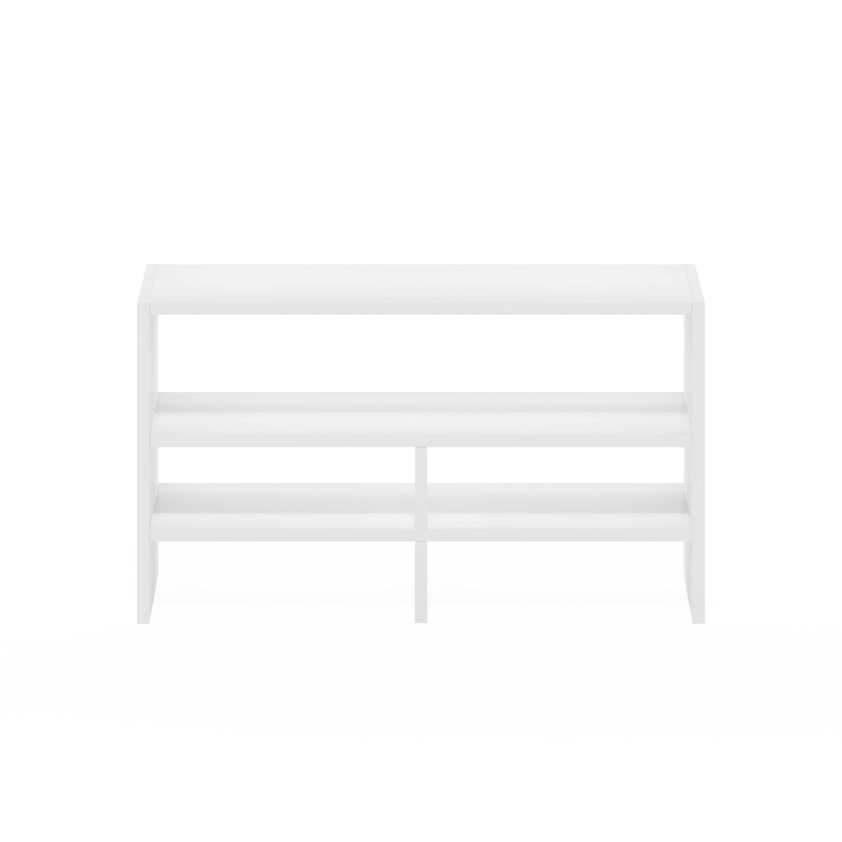 Furinno Hermite Desk Top Organizing Shelf Bookcase, White