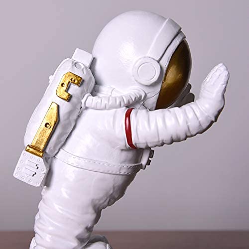 Joyvano Astronaut Bookends - Space Decor for Kids Rooms & Home Office - Heavy Duty Book Holders