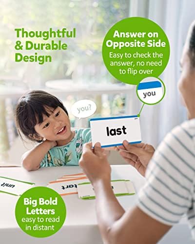 Coogam 520 Sight Words Learning Vocabulary Flash Cards, Dolch Fry High Frequency Sight Word