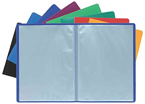 Exacompta Soft PP Display Book, A4, 80 Pockets - Blue