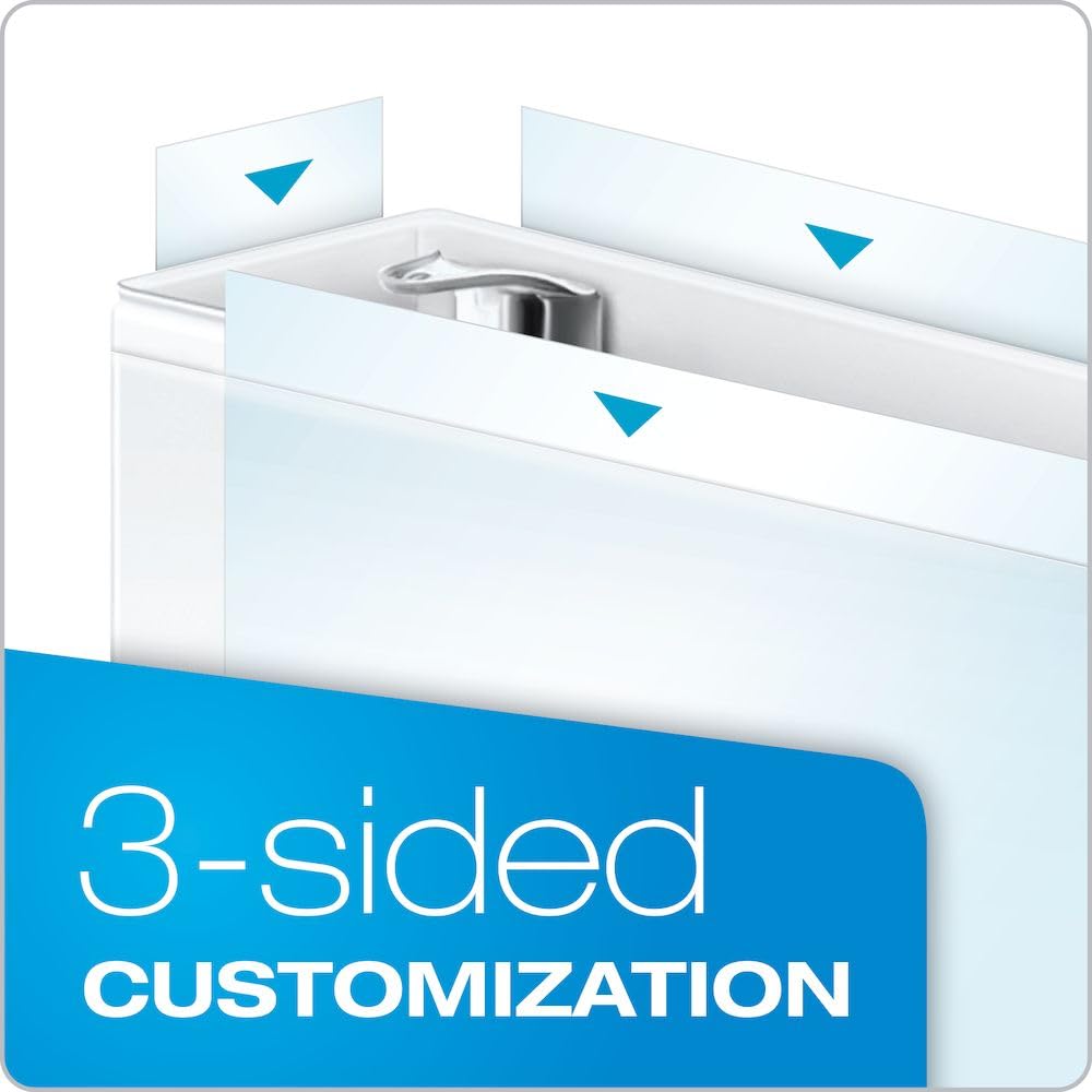 Cardinal 11-Inch x 17-Inch ClearVue Slant-D Ring Binder, 3-Inch, White (22142V3)