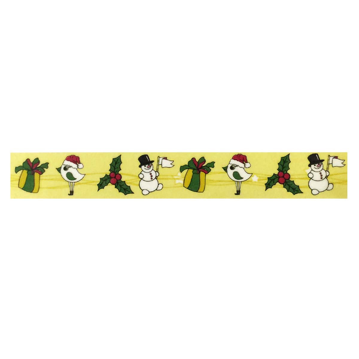 allydrew Decorative Washi Masking Tape 10M L x 20mm W, Holiday Cheer