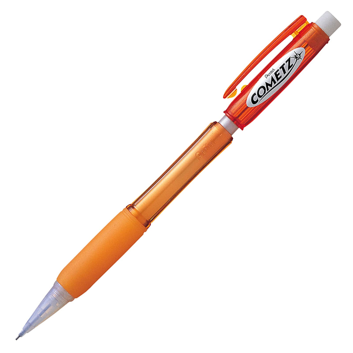 Pentel Cometz Automatic Pencil, 0.9mm, Orange Barrel, Box of 12 (AX119F)