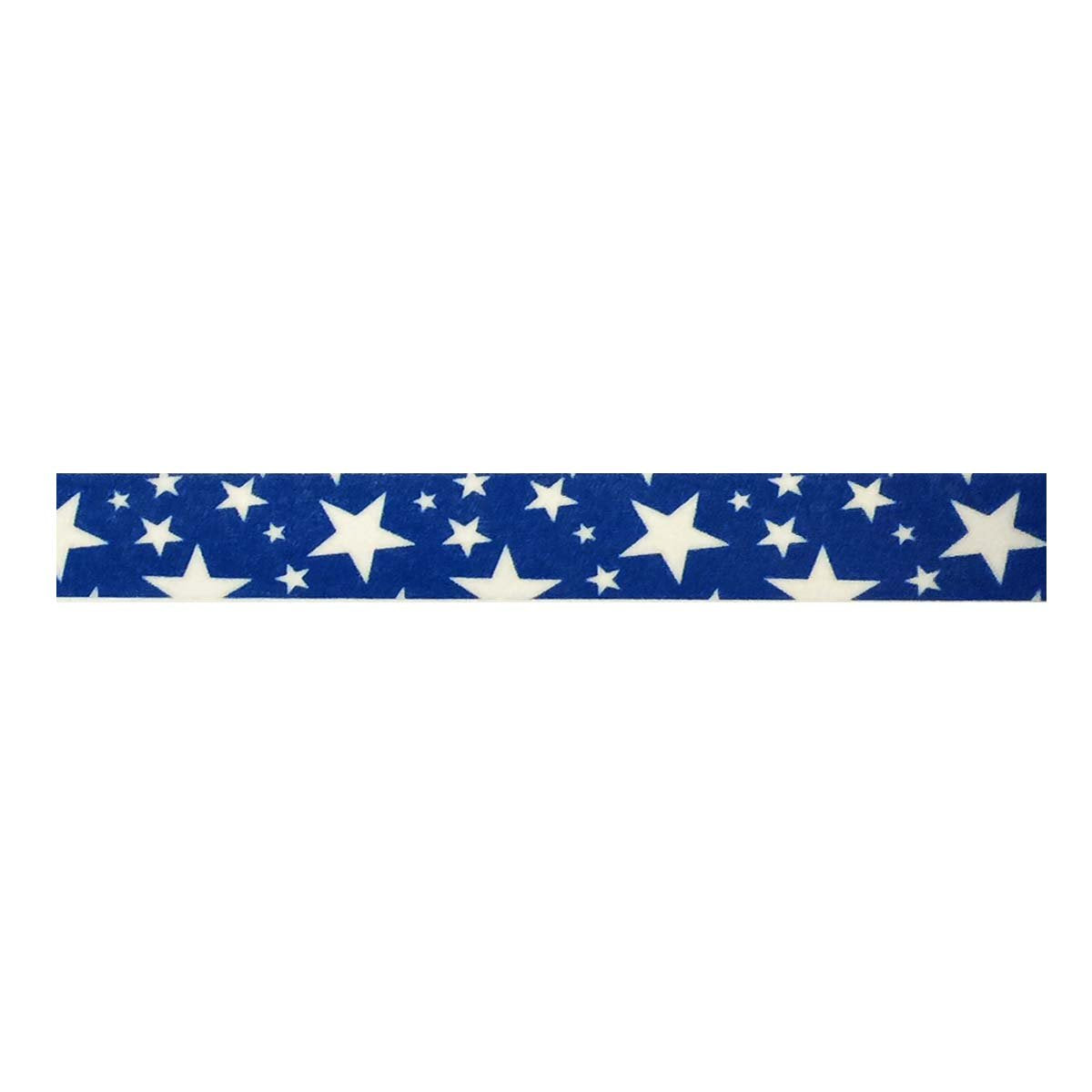 allydrew Decorative Washi Masking Tape, Royal Blue Stars
