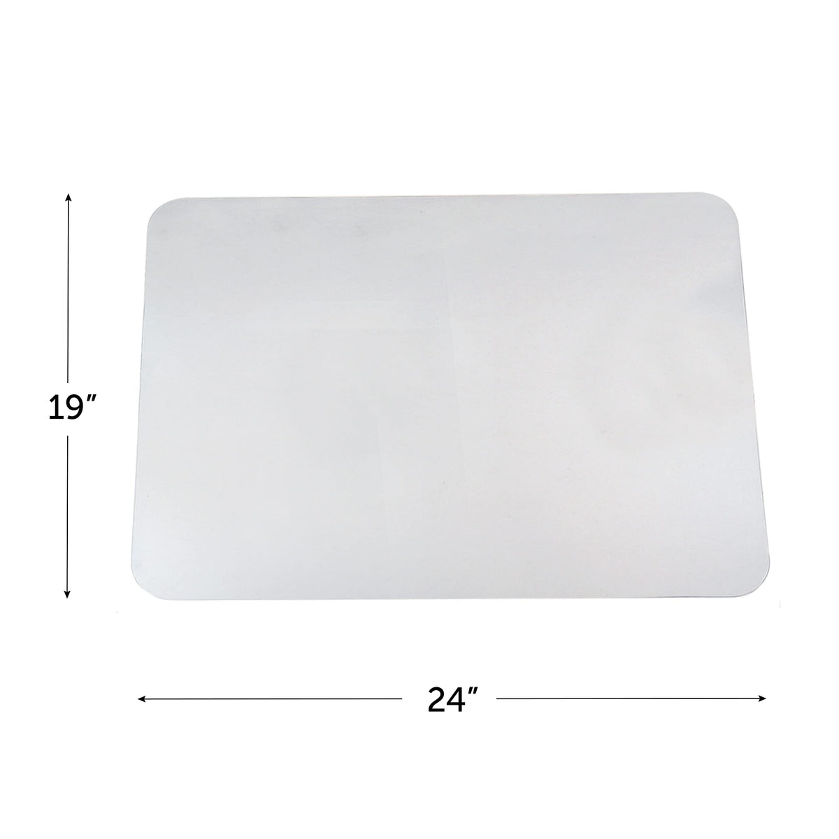 Artistic Krystal View Plastic Desk Pad, 19" L x 24" W, Clear (60-4-0M)