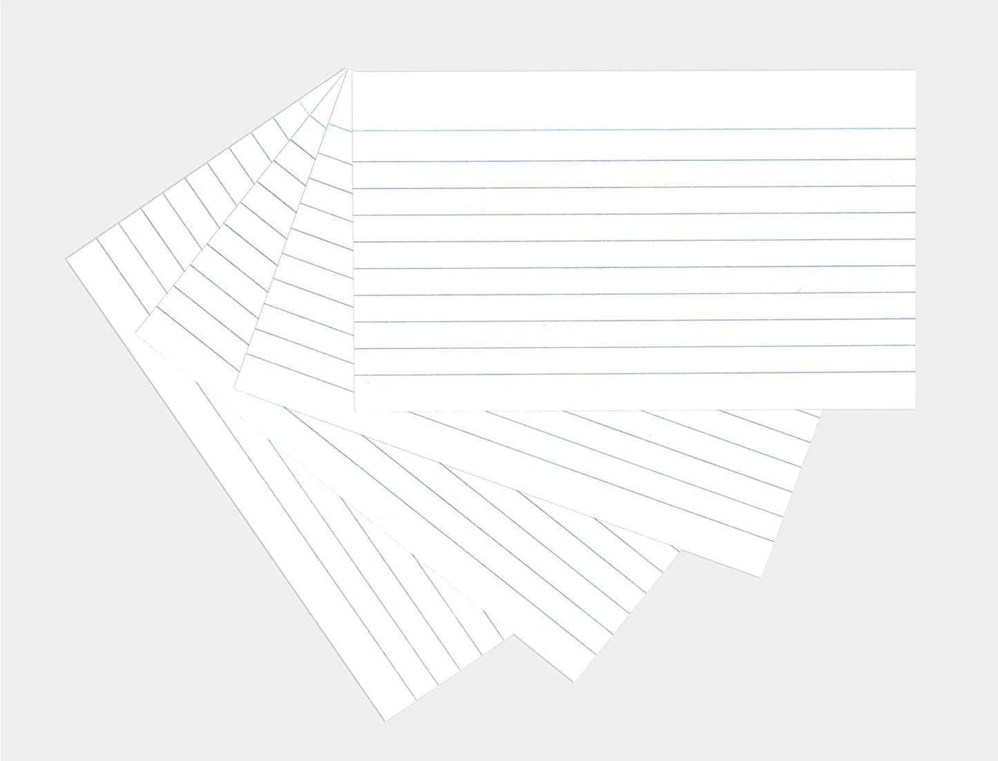 Silvine 5x3" Record Cards - Lined with headline, 100 cards per pack. Ref 553W (127 x 76mm)