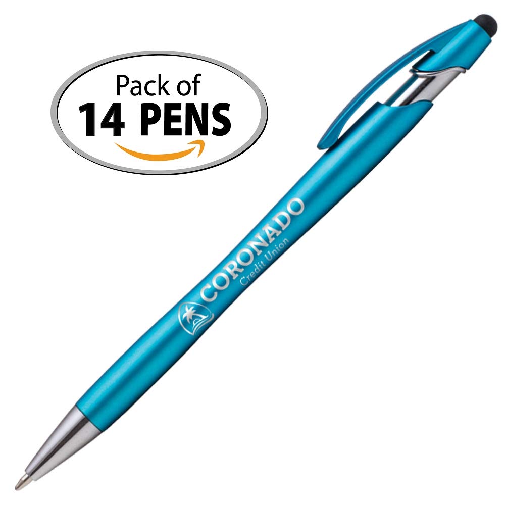 ExpressDesigns™ - The Beemer Ballpoint Pen w/Stylus Tip, Custom Personalized Black writing ink