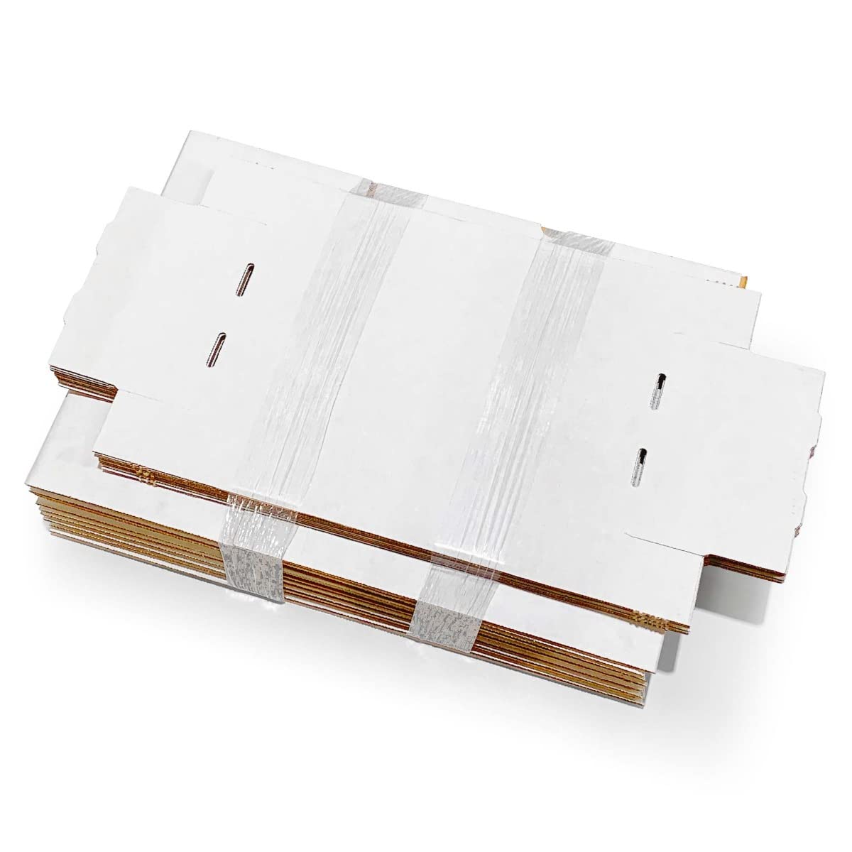 BCW Durable 45 RPM Vinyl Record Storage Box - 1 Pack | Stackable, Heavy-Duty Cardboard | White