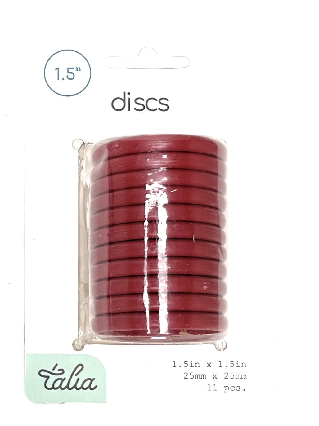 Talia Discbound Notebook - Discs (Chili Oil, 1.5inch)