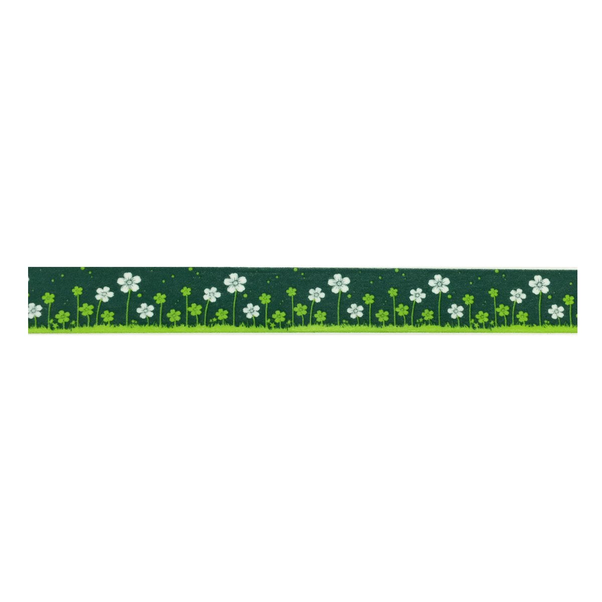 Wrapables Colorful Washi Masking Tape, Green Meadow