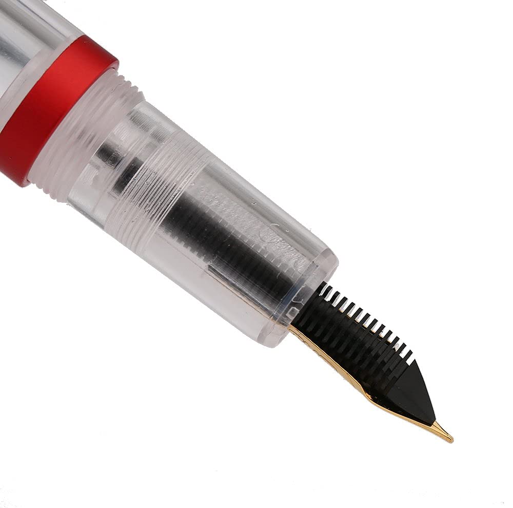 erofa Majohn M2 Eye Dropper Fountain Pen, Large-Capacity Ink Storing, Fine Nib Writing Pen Set for