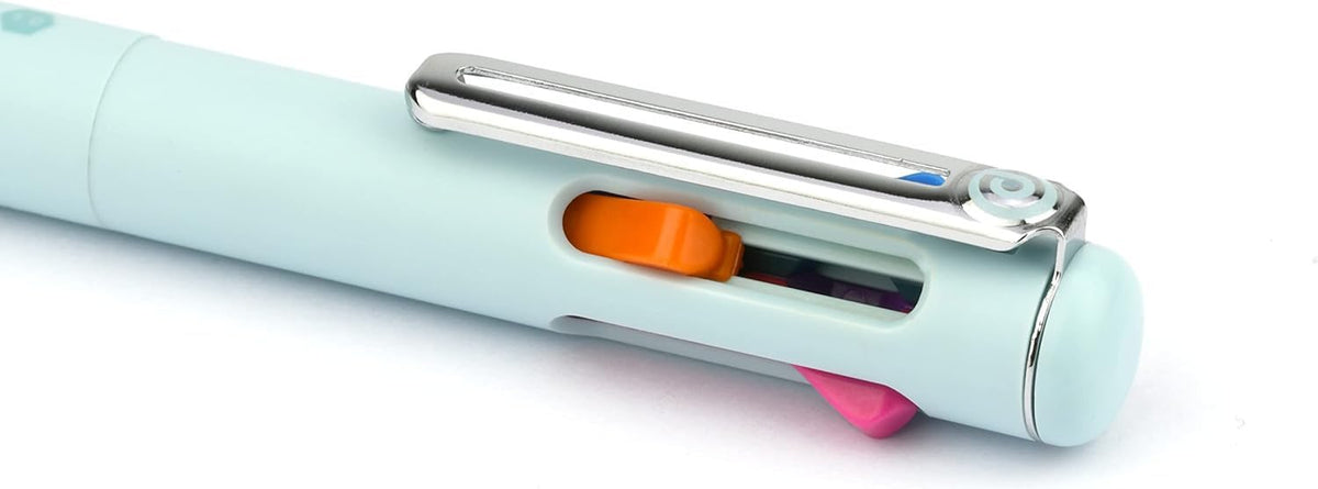 Pentel BXC470-LC iZee 4-Colour Ballpoint Pen - Choice of Colours (Orange/Light Blue/Pink/Purple)