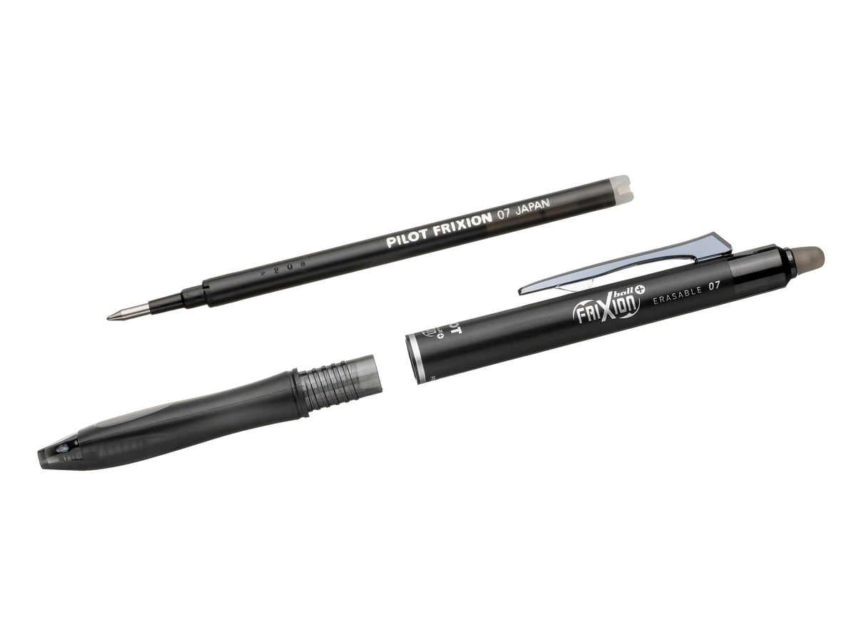 PILOT - FriXion Ball 07 Plus Set - 1 pen + 1 set with 3 vullings - Uitwisbare gel roller ball with