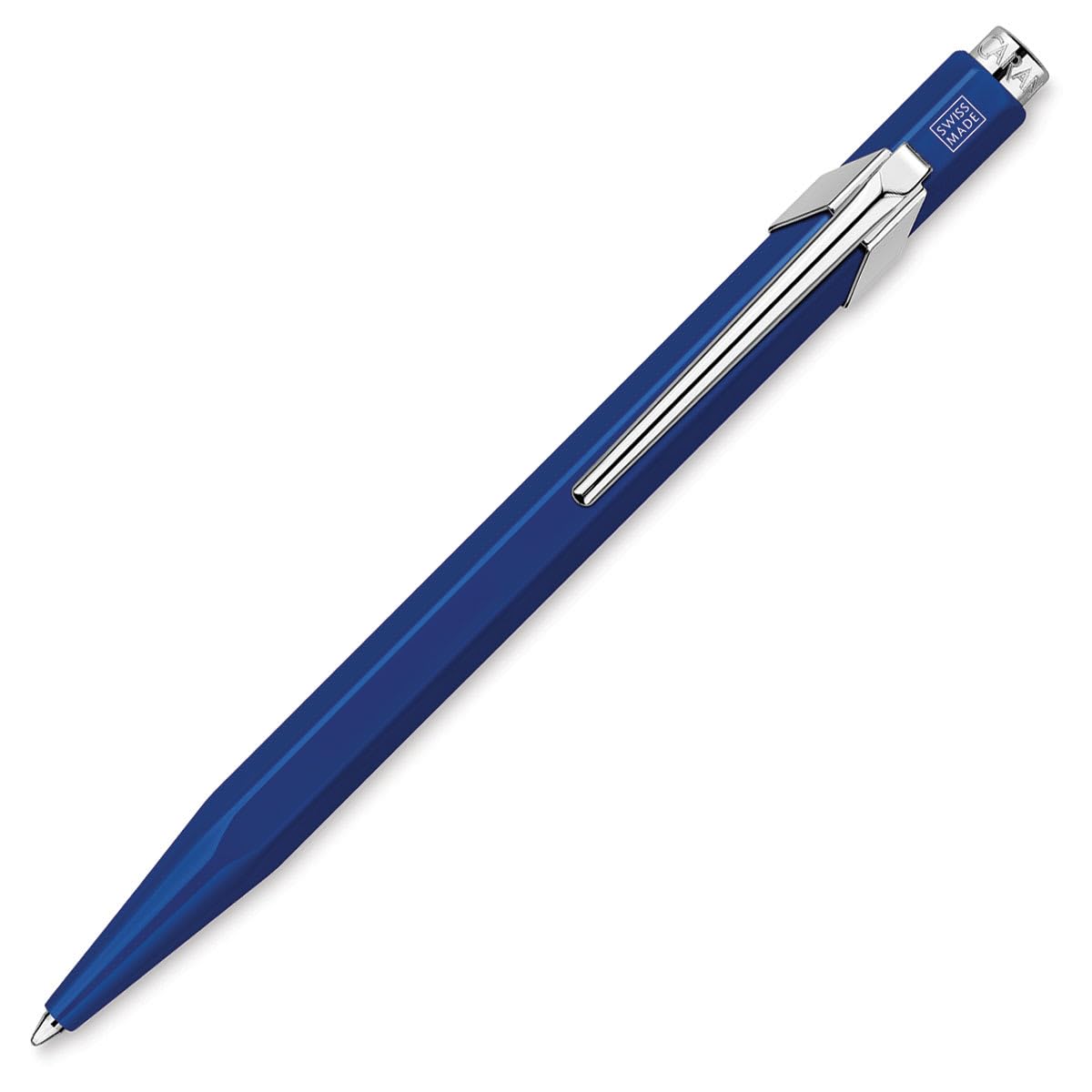 Caran D'Ache 849 Metal-X Ballpoint Pen - Blue