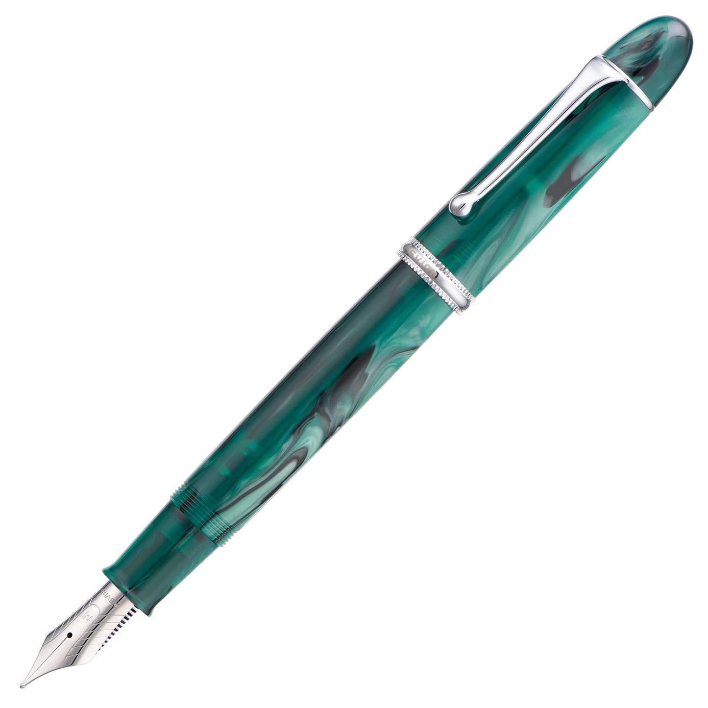 Asvine V800 Fountain Pen -Vacuum Filling System with Large Ink Capacity-Number 8 Stub Nib 1.1mm