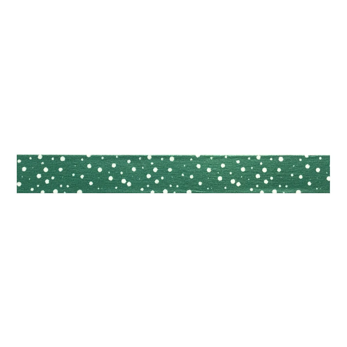 Wrapables Colorful Washi Masking Tape, Metallic Green Snowfall