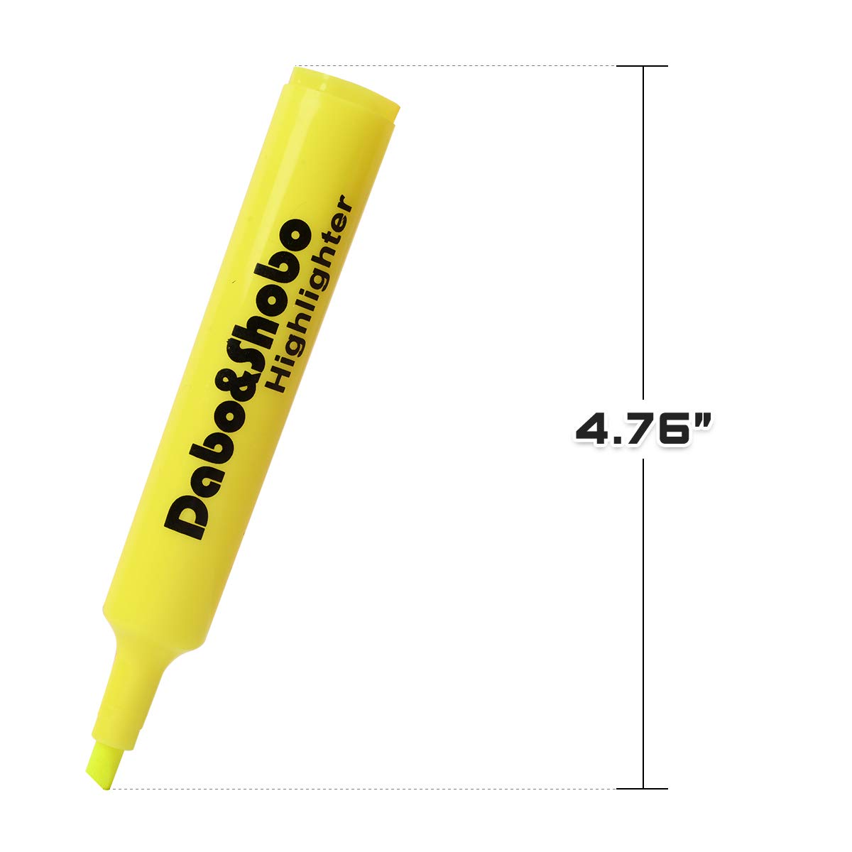 Dabo&Shobo Yellow highlighter, 60 Pack -bright color, chisel tip, for Adults Highlighting in the