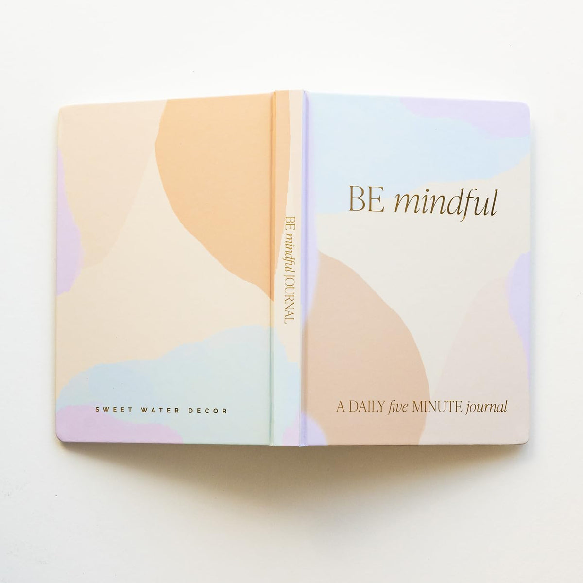 Sweet Water Decor Be Mindful 5 Minute Journal - Daily Gratitude Prompted Journal for Women, 184