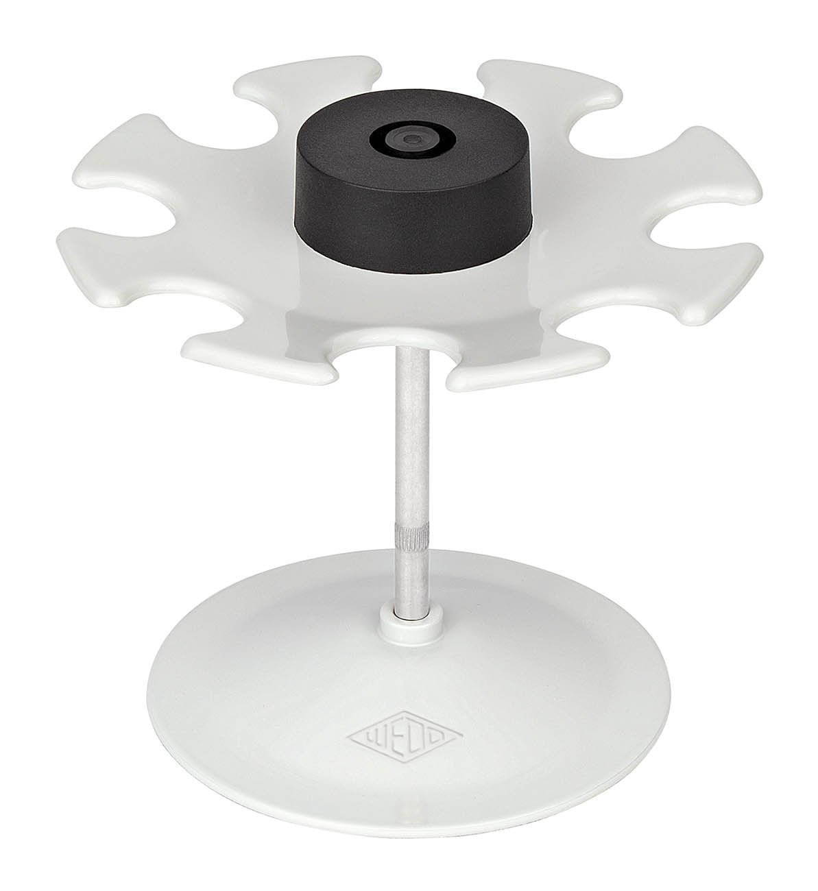 Wedo 0648 – Stamp Rack with 8 Compartments – Round Light Grey