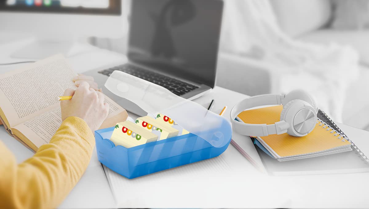 HAN 997-613, Croco Flashcard Index Box. for Learning Vocabulary in an Ingeniously Simple Way, A7