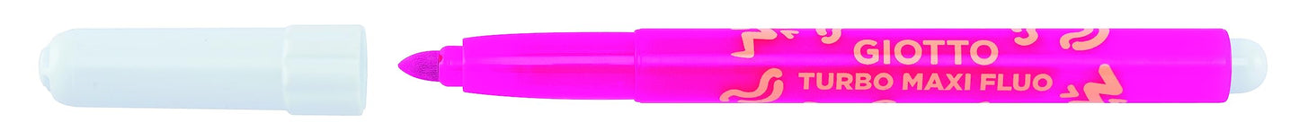 GIOTTO Turbo Maxi Fluo Hydrocolor Color Pen Case with 8 Colors