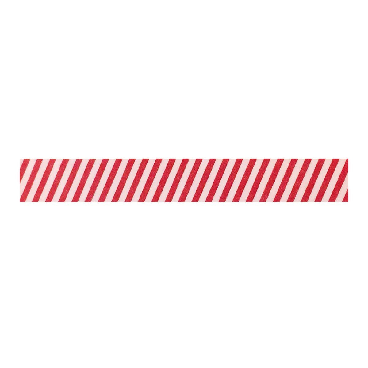 allydrew Decorative Washi Masking Tape, Red and White Stripes