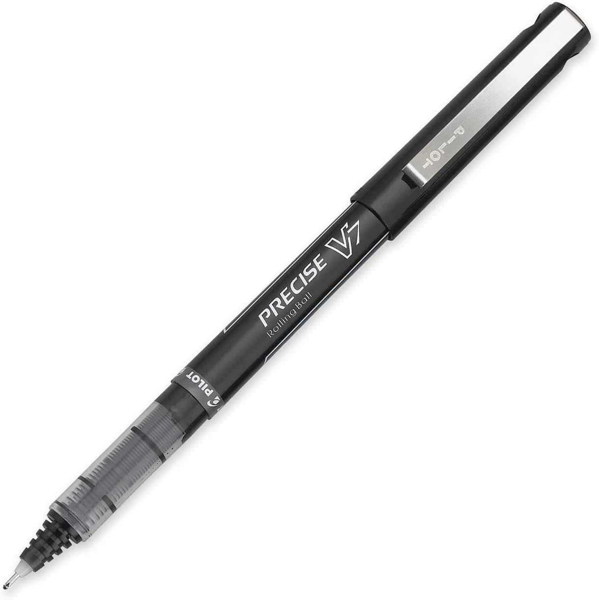 Precise V7 Stick Rolling Ball Pens, Fine Point (.7mm), Red Ink, 3-pk;