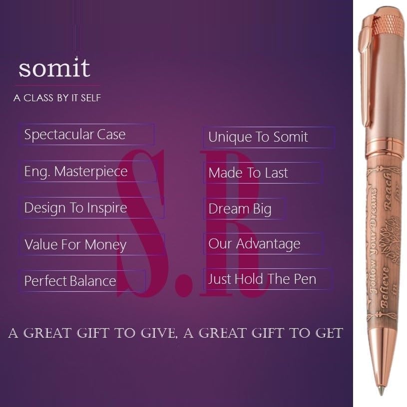 S&R Somit® Luxury Ballpoint Pen Gift Set with Fancy LED Box
