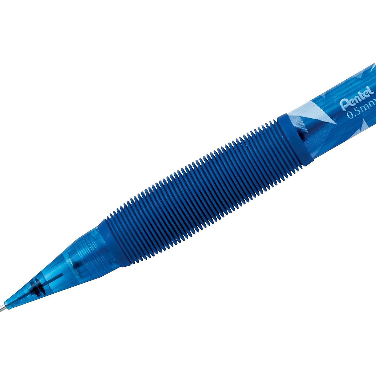 Pentel Icy Automatic Pencil, 0.50 mm, Transparent Blue Barrel, Box of 12 (AL25TC)