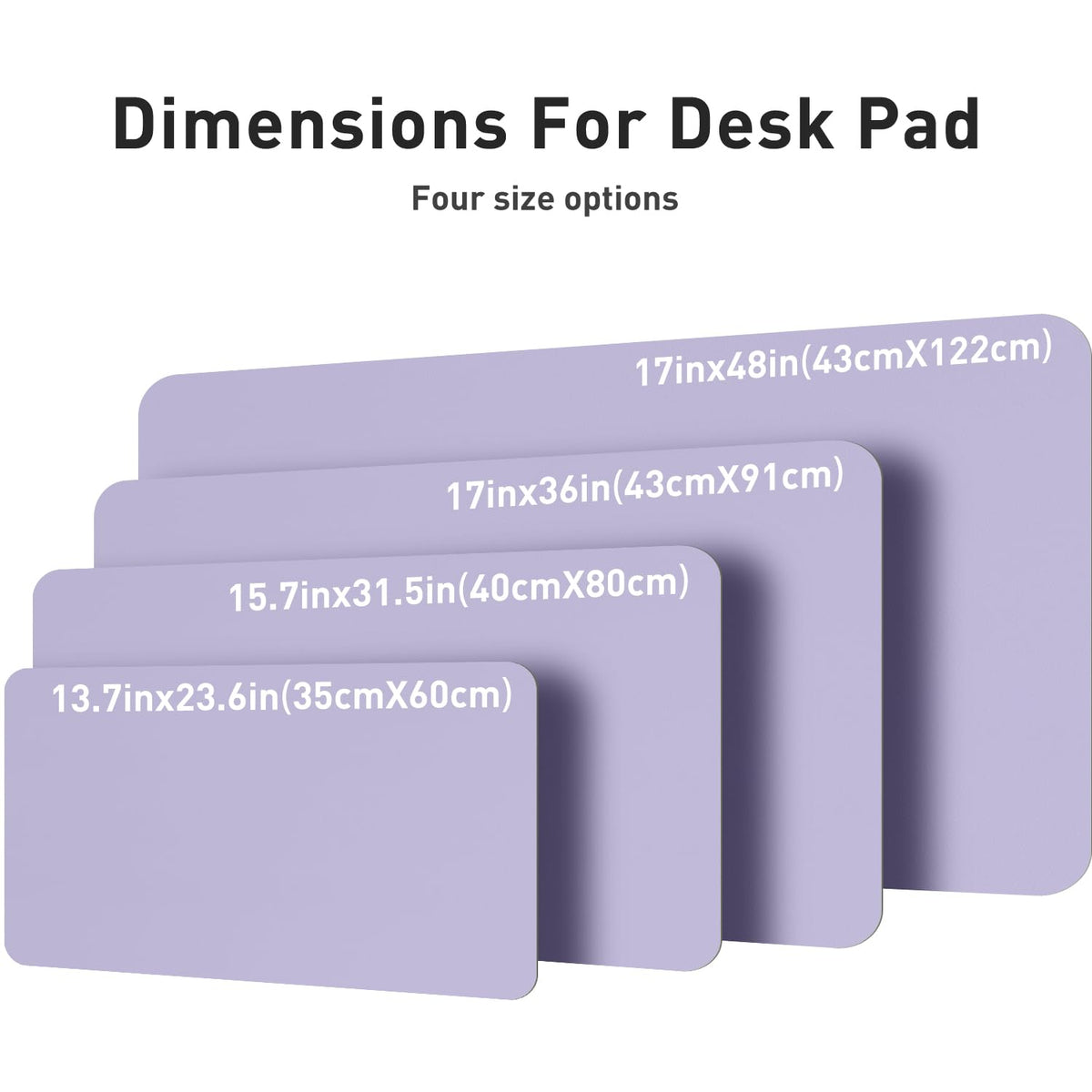 Aothia Leather Desk Pad - Protector and Blotter, Mouse Pad and Office Mat, Non-Slip PU Leather