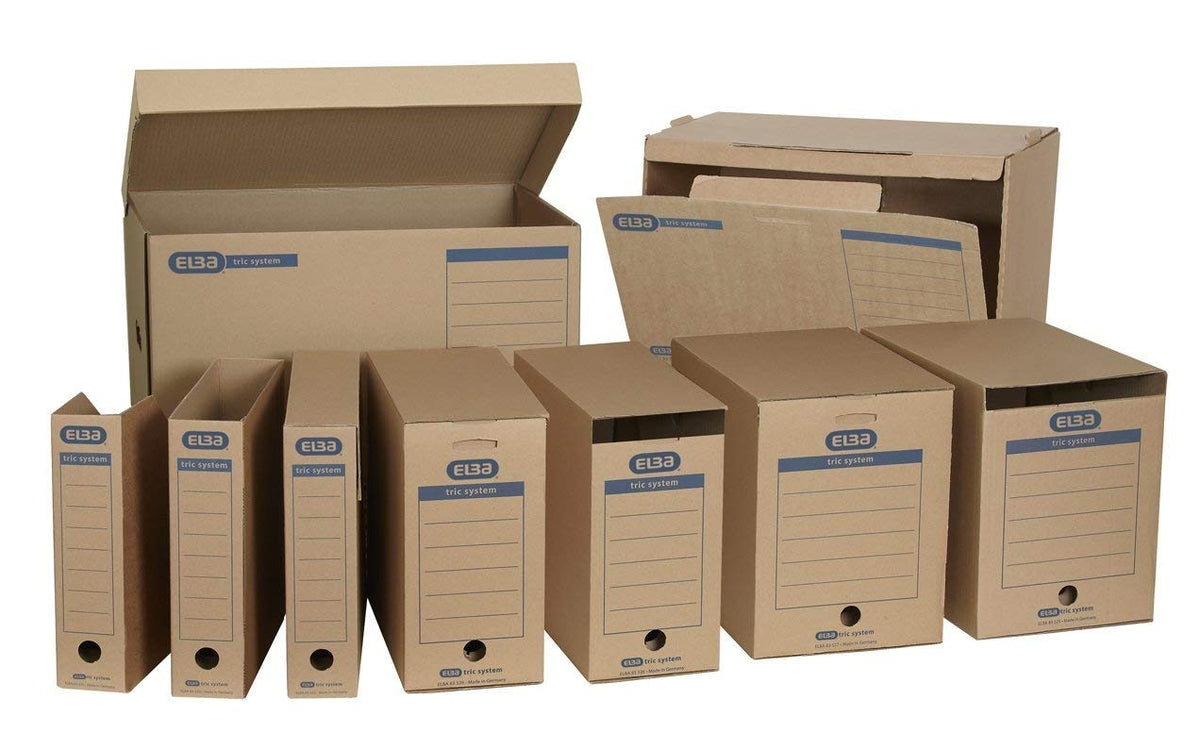 Elba 83521 Magazine File Tric System with Printed Inscriptions for Archiving/for