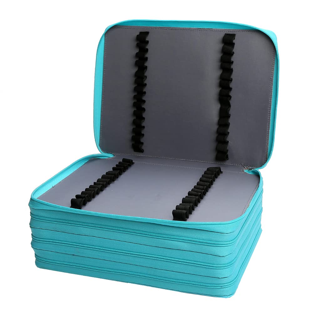 Lbxgap Marker Pen Organizer Case 224 Slots w/Handle & Shoulder Strap