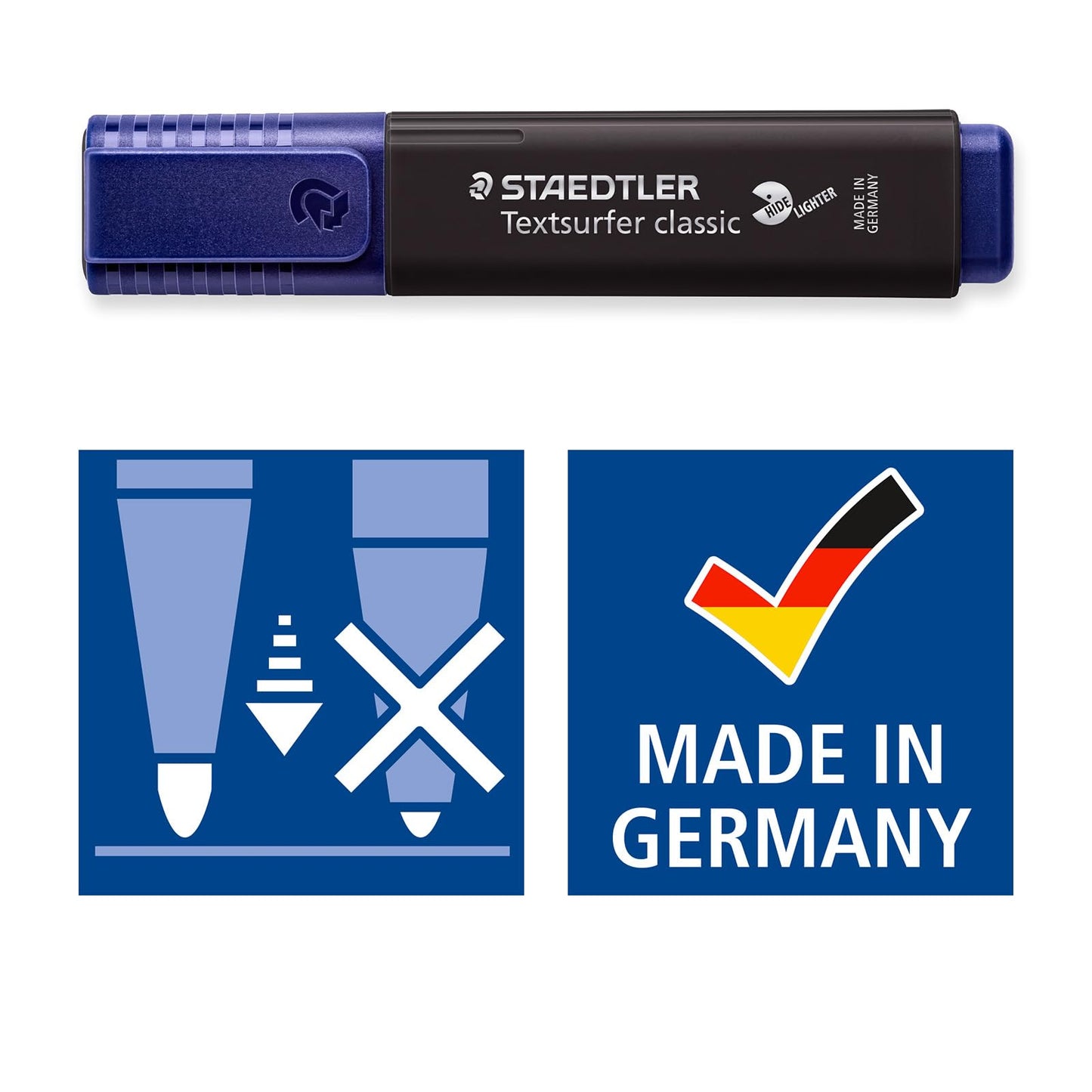 STAEDTLER 364 CWP10 Textsurfer Classic Highlighter - Assorted Vintage & Pastel Colours (Pack of 10)