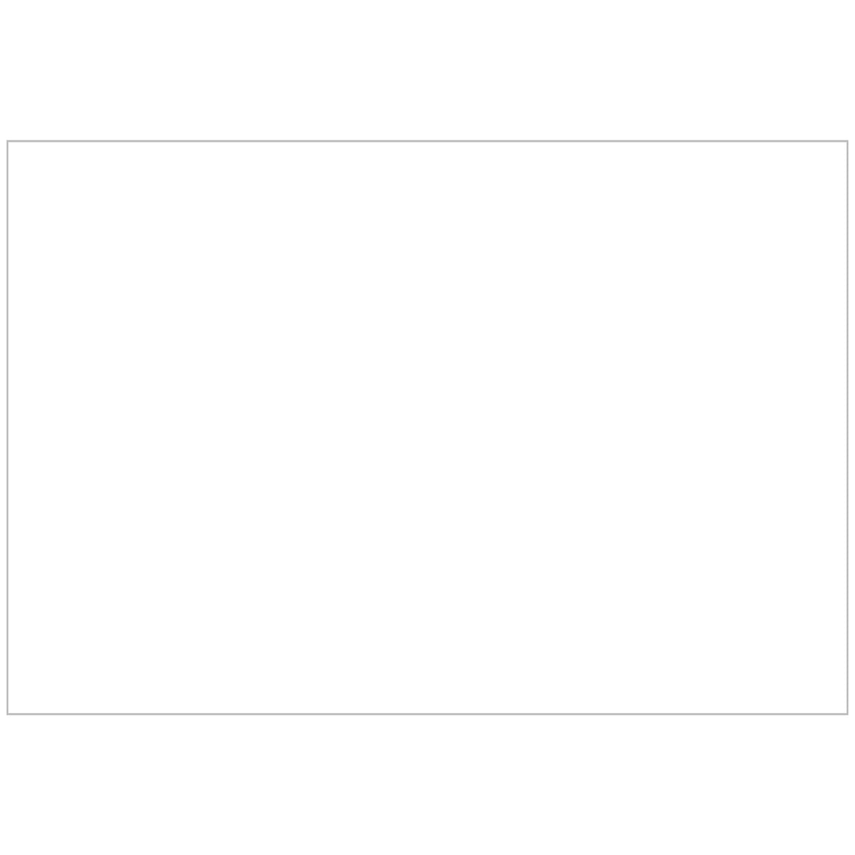 Colonial Cards: 100 Color Cardstock 4" x 6" Index Cards, White, Unruled