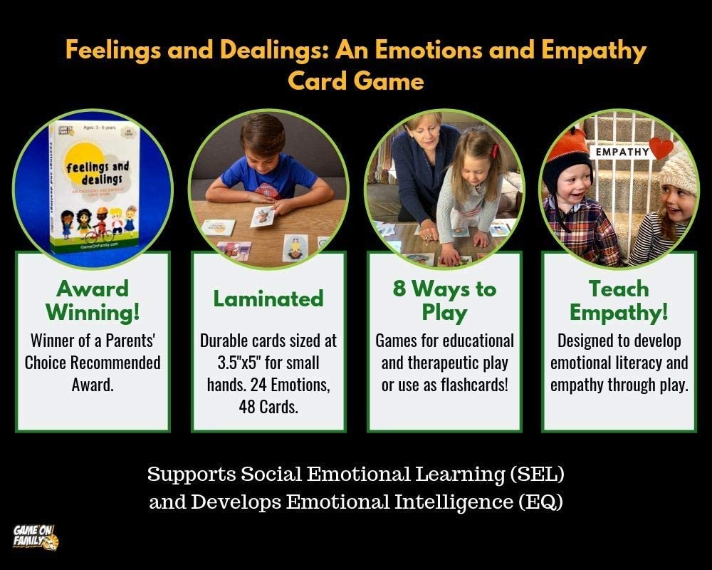 Feelings and Dealings: an Emotions and Empathy Card Game | Emotional Intelligence for Kids Ages 3–7