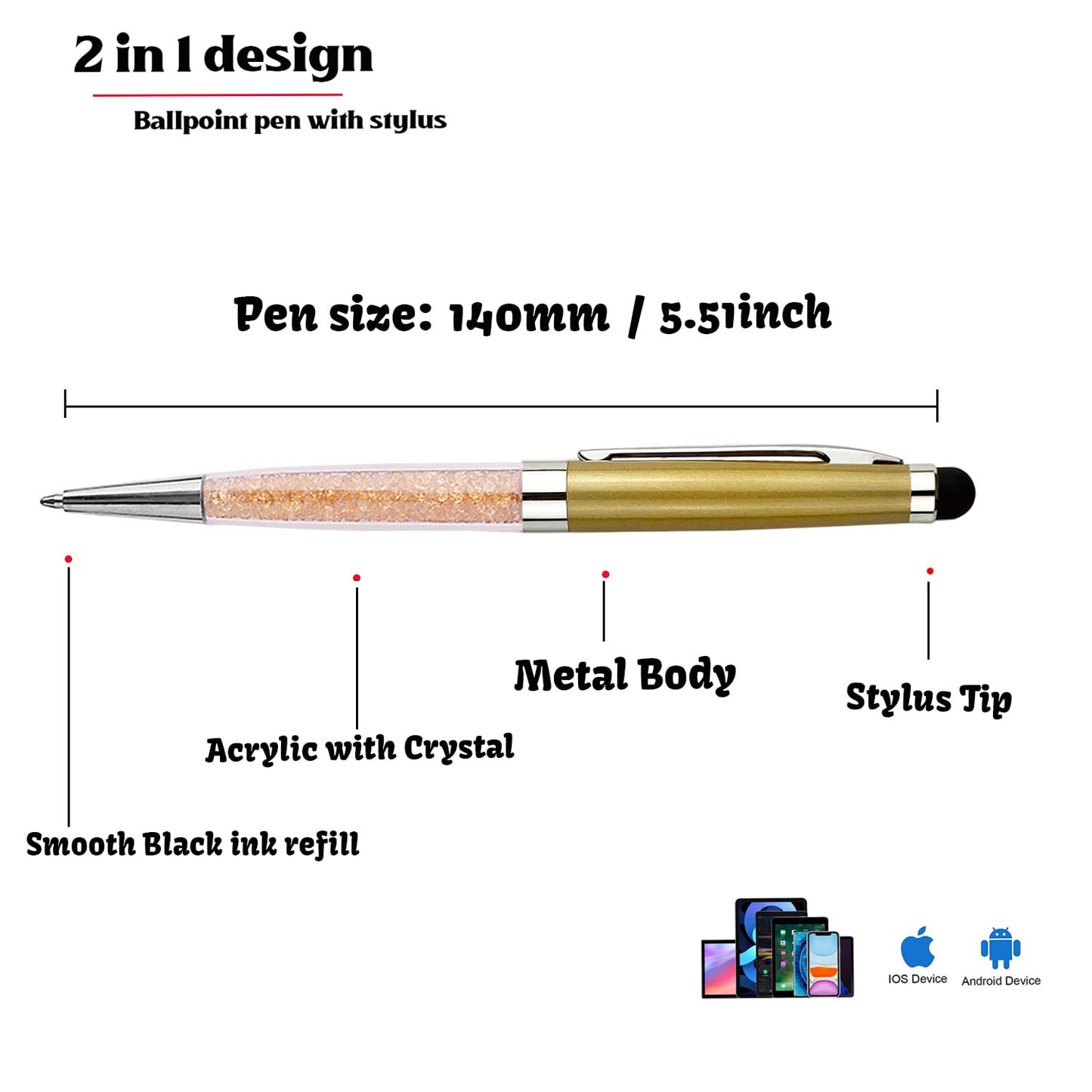 Yastar Personalized Pens Gift for Birthdays Anniversaries Graduations